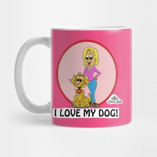 Fritts Cartoons "I love my dog" Mug